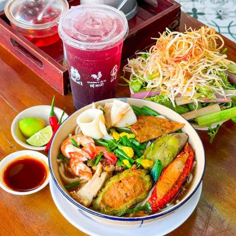 COMBO BÚN MẮM ĐẶC BIỆT + NƯỚC UỐNG